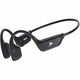 Guudsoud Casque Conduction Osseuse Bluetooth 6.0, Écouteur Conduction Osseuse sans Fil Oreilles Ouvertes avec Micro, Open Ear Casque pour Course à Pied, Sport, Cyclisme, Fitness, Bureau