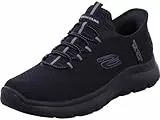Skechers Summits High Range Baskets Homme, Black Mesh Trim Black, 42 EU