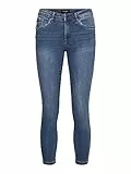Vero Moda Femme Vmtanya Mr Piping Vi349 Noos Jean skinny, Bleu (Medium Blue Denim Medium Blue Denim), L 30L EU