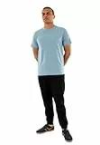 Kaporal, Tee Shirt Manches Courtes, pour Homme, 60% Coton - 40% Polyester, Coupe Regular, Col Rond, Couleur Sky, Taille L