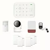 Daewoo Pack Alarme Connectée WiFi Vigilia VIG102 – Système sans Fil et sans Abonnement, Compatible Animaux, Détecteurs et Sirène Inclus + Caméra de Surveillance Full HD, Application Incluse