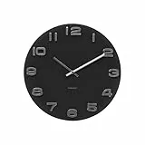 Karlsson KA4401 Vintage Pendule Murale Noir 35 x 35 x 4,2 cm