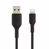 Belkin Câble Lightning (câble Boost Charge Lightning vers USB pour iPhone, iPad, AirPods, câble de recharge certifié MFi pour iPhone, noir, 1 m, pack de 2)
