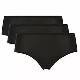 Chantelle SOFTSTRETCH UW ENS. Bas Shorty Pack X3 Boxer, Noir, Taille Unique Femme