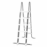 Intex échelle Double sécurité pour Piscine de 1m32 avec marches Amovibles 28074 80 x 40 x 132 cm Blanc
