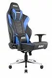 AKRacing Masters Series Max Fauteuil de Gaming Siège capitonné Noir, Bleu