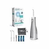 Waterpik - Hydropulseur Sans Fil Freedom, Jet Dentaire Portable de Voyage, Alimenté par Piles, Utilisable Sous la Douche, Blanc (WF-03UK010)