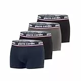 pierre cardin underwear Homme Pc/1/Bc/Pk4 Boxeur Ajusté, Gris/Blanc/Rouge/Noir, XXL EU