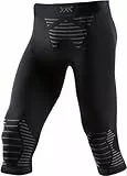 X-Bionic Invent 4.0 Pantalon de Sport Compression Homme, Black/Charcoal, FR : S (Taille Fabricant : S)