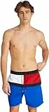 Tommy Hilfiger Short de Bain Homme Long Drawstring avec Cordon de Serrage, Bleu (Ultra Blue), L