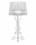 Kartell Bourgie, Lampe de table, Cristal, version Dimmable
