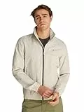 Tommy Jeans Bomber Homme Essential Casual Mi-Saison, Ivoire (Newsprint), XL