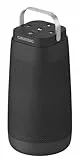 GRUNDIG BT Speaker Connect 360 Enceinte Bluetooth, boîte à Musique, Son à 360°, portée jusqu'à 30 m, autonomie jusqu'à 20 Heures, indicateur de Batterie LED, Station de Charge, Microphone, Noir
