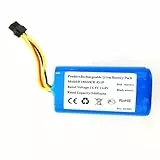 Batterie Li-ion 14,8 V 3400 MAh/2800 MAh HGO0314BAT, Compatible Avec Les Aspirateurs Robots Hoover H-GO 300 HYDRO Et HGO320H(3400mAh)