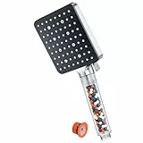 Pommeau de Douche,YEAUPE PRO Pommeau Douche avec Filtre Economie Deau,Douchette Douche Salle de Bain, Pommeau de Douche Haute Pression Anti Calcaire avec 6 Modes et Douches à Main,Chrome