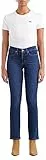 Levi's Femme 314 Shaping Straight Jeans, Dark Indigo - Worn In, 28W / 30L