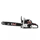 NAX POWER PRODUCTS 500C moteur 61,5 cm3 2 kW Briggs & Stratton produit sous licence guide 20' 50,8 cm système anti-rebond Low Kickback tronçonneuse thermique scie à chaîne