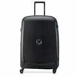 DELSEY PARIS - Belmont Plus - Valise soute Rigide Extensible Matière Recyclée et Recyclable 76x52x32 cm - 102 L - L - Noir