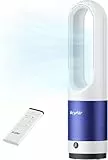 Ventilateur sans Pales avec Télécommande, Ventilateur Silencieux sans Pale pour chambre à coucher, 35 dB, Oscillation de 90°, 8 Vitesses, Minuterie 9 H, Ventilateur Colonne pour Maison et Bureau