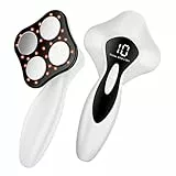 Depsoul Masseur Anti Cellulite Massage Minceur Appareil Cellulite, 4 TêTes De Massage Multifonctionnel Portable, Unisexe, Lifte, Resserre Et Masse La Peau (Blanc)