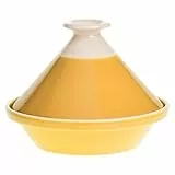 Paris Prix Secret de Gourmet - Plat à Tajine en Faïence Sofia 27cm Moutarde