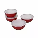 KitchenAid Lot de 4 bols à pincer Rouge empire 23 g