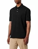 Armani Exchange Polo en Coton Jacquard avec Logo AX empilé, Noir, Taille S Homme