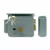 Extel - Serrure électrique - WE 5001/2 BIS, pour ouverture gauche ou droite, protégées par une visière . en acier épais, laqué . avec mémoire d'appel - 150011, Gris