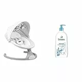 Transat balancelle MoMi LAMI pour enfants jusqu’à 9 kg de poids, pliable, avec télécommand & BIOLANE - Gel Corps Et Cheveux 2 en 1 - Nouveau Packaging - Gel Lavant - 750ml - 97% Origine Nature