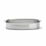 Plat à four inox rectangulaire 38x26 cm