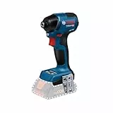 Bosch Professional 18V System visseuse à chocs sans-fil GDR 18V-220 C (jusqu’à 3 400 tr/min, couple 220 Nm, moteur sans charbons, avec 1 clip de ceinture, 1 porte-embout)