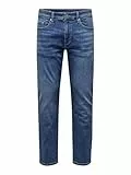 Only & Sons Homme Onsweft Reg. M. Blue 6755 DNM Noos Jean Slim Fit, Medium Blue Denim, 31W / 30L EU