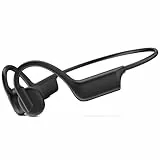 Casque Conduction Osseuse Bluetooth 5.4, Open Ear Casque Bluetooth sans Fil Conduction Osseuse avec Micro, Waterproof and Sweatproof Écouteur pour Course à Pied, Cyclisme, Sport, Fitness, Bureau