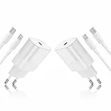 2Pack iPhone Rapide Chargeur Original 【Apple MFi Certifié】 20W USB C Power Delivery Adaptateur Secteur avec 2m Lightning Cable pour iPhone 14/14 Pro/14 Pro Max/13/13 Pro Max/12/SE/11/XR/XS Max/iPad