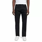 LEE Homme Straight Fit Xm Jeans, Noir, 34W / 32L EU