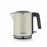 Severin 9577 Bouilloire sans BPA, voyant lumineux beige, noir