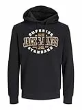 JACK & JONES Sweat à Capuche Sweat à Capuche Logo Black XXL Black XXL