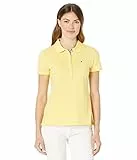 Tommy Hilfiger T-Shirt Polo uni pour Femme, Snapdragon, L