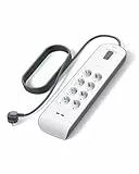 Belkin BSV804ca2M 8 prises Avec 2 ports USB - Blanc