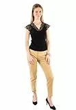 Morgan Femme 222-delo T-shirt, Noir, S EU