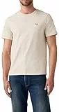 Levi's SS Original HM Tee T-Shirt, White Peppercorn HEA, S Hommes