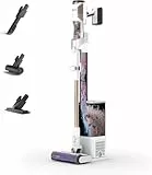 Shark Detect Clean & Empty IW3612EUT, Cordless Vacuum, Blanc, 1 Accessoires, 240 W, 2 liters, 80 décibeles