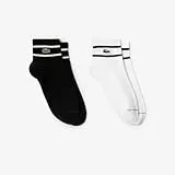 Lacoste Chaussettes unisexes RA2932 (lot de 1), noir/blanc, 43-46