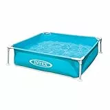 Intex piscinette Metal acidulée carrée Turquoise
