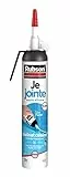 Rubson Je Jointe Mastic Blanc 200 ml, mastic étanche anti-moisissure en aérosol prêt à l'emploi, mastic silicone durable pour joints sanitaires spécial Bain & Cuisine