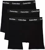 Calvin Klein Boxers Longs Lot de 3 Homme Boxer Brief Stretch, Noir (Black W Black WB), XL
