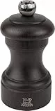 PEUGEOT - Moulin à Poivre Bistro 10 cm - Réglage Classique - En Bois Labellisé PEFC - Fabrication Française - Couleur : Chocolat