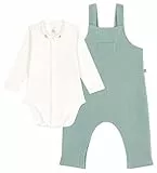 Petit Bateau A0CG6 Ensemble Salopette, Vert, 18 Mois Mixte bébé
