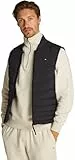 Tommy Hilfiger Veste sans Manches Homme Mix Quilt Déperlante, Noir (Black), S