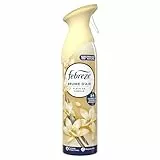 Febreze Spray Désodorisant Fleur De Vanille 185 ML, 2 En 1 Combat Les Odeurs Et Rafraîchit